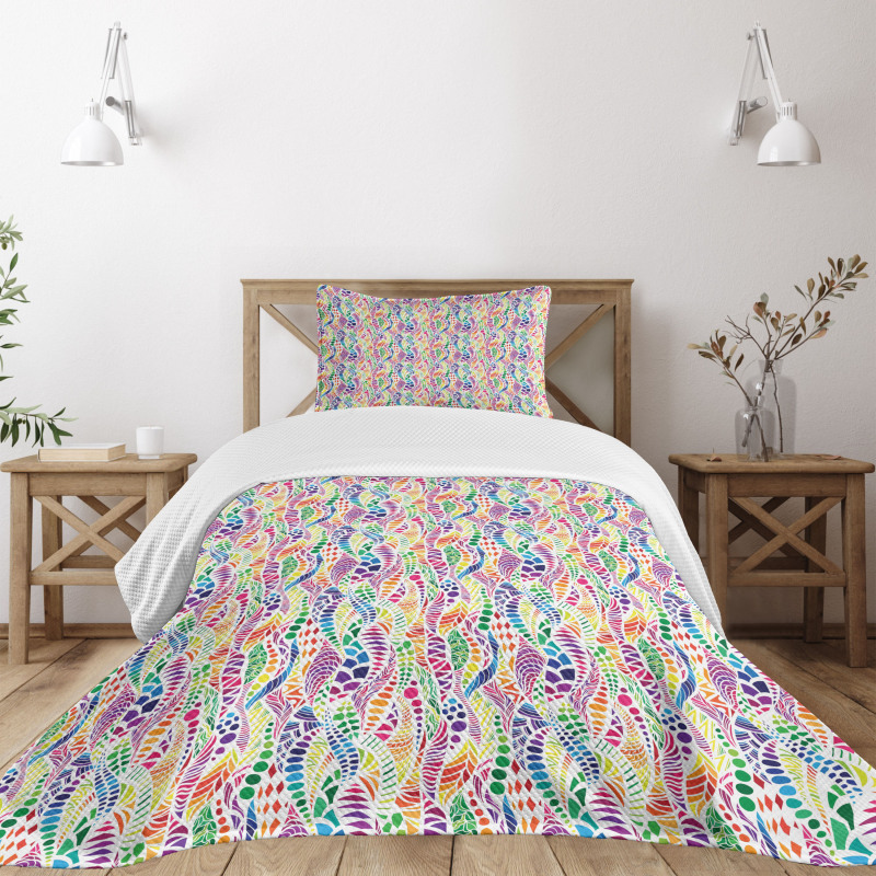 Vivid Mosaic Bedspread Set