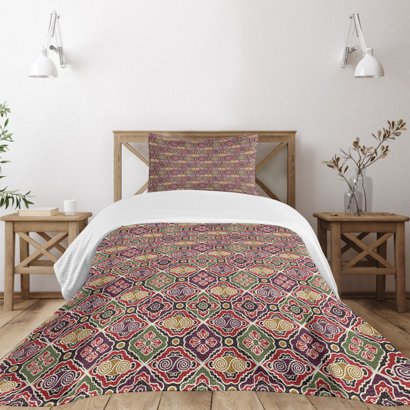 Japanese Chevron Bedspread Set