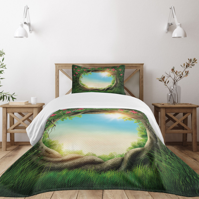 Enchanted Forest in Spring Bedspread Set