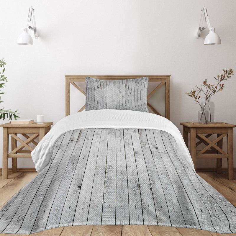 Vertical Board Bedspread Set