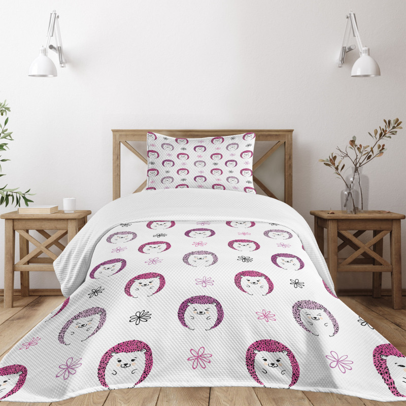 Colorful Spiky Animal Bedspread Set