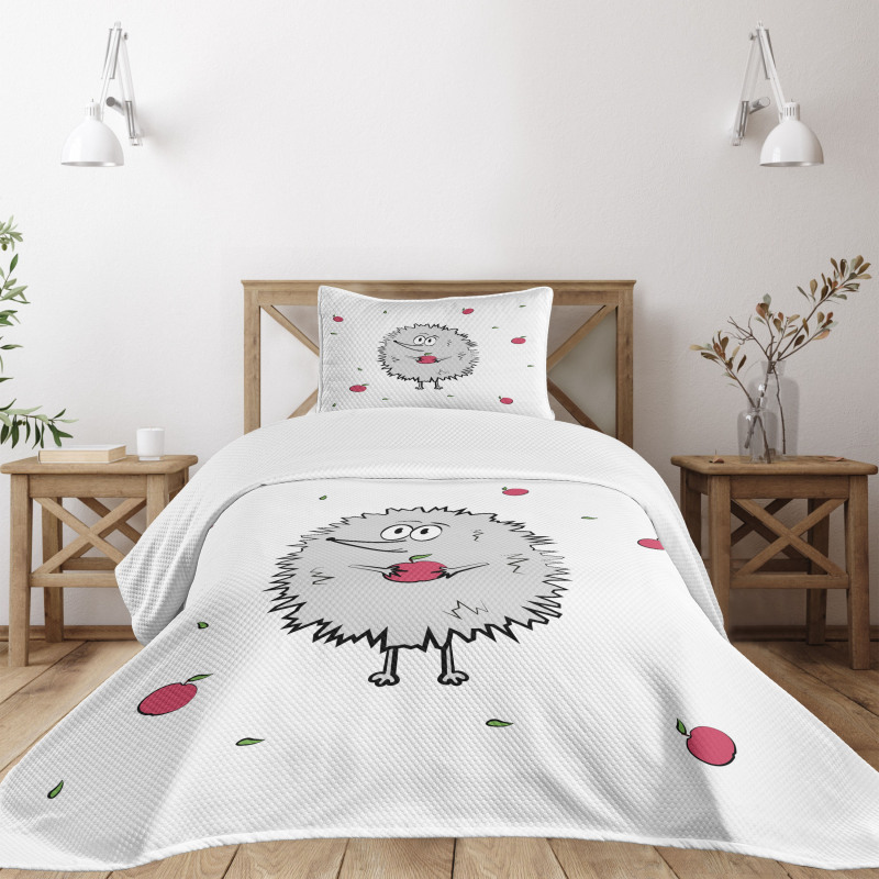 Happy Mammal Apples Bedspread Set