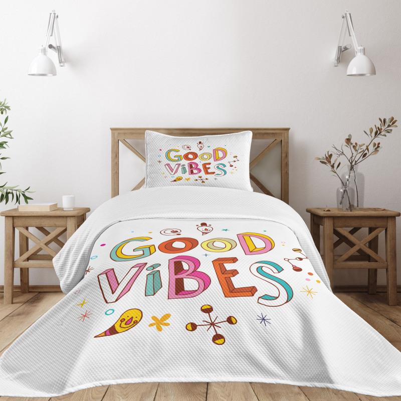 Colorful Fun Kids Bedspread Set