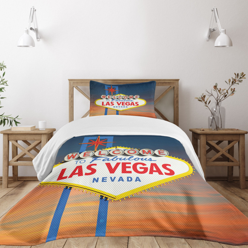 Fabulous Las Vegas Nevada Bedspread Set