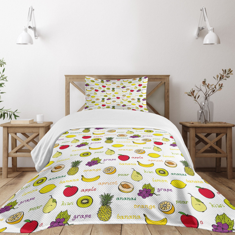 Summer Fresh Eating Bedspread Set