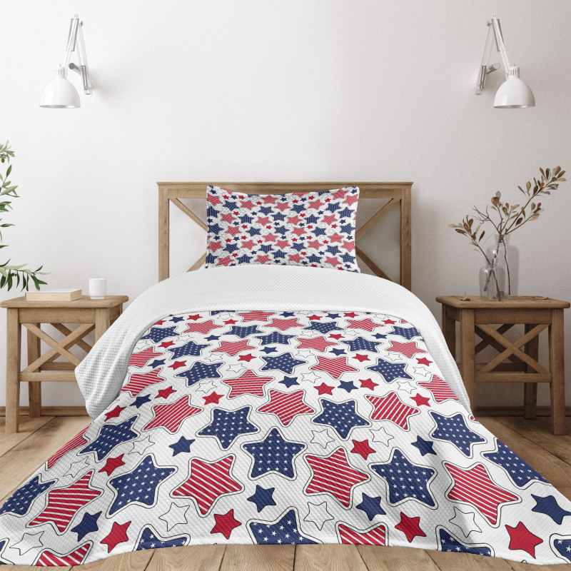 Star with Flags Bedspread Set