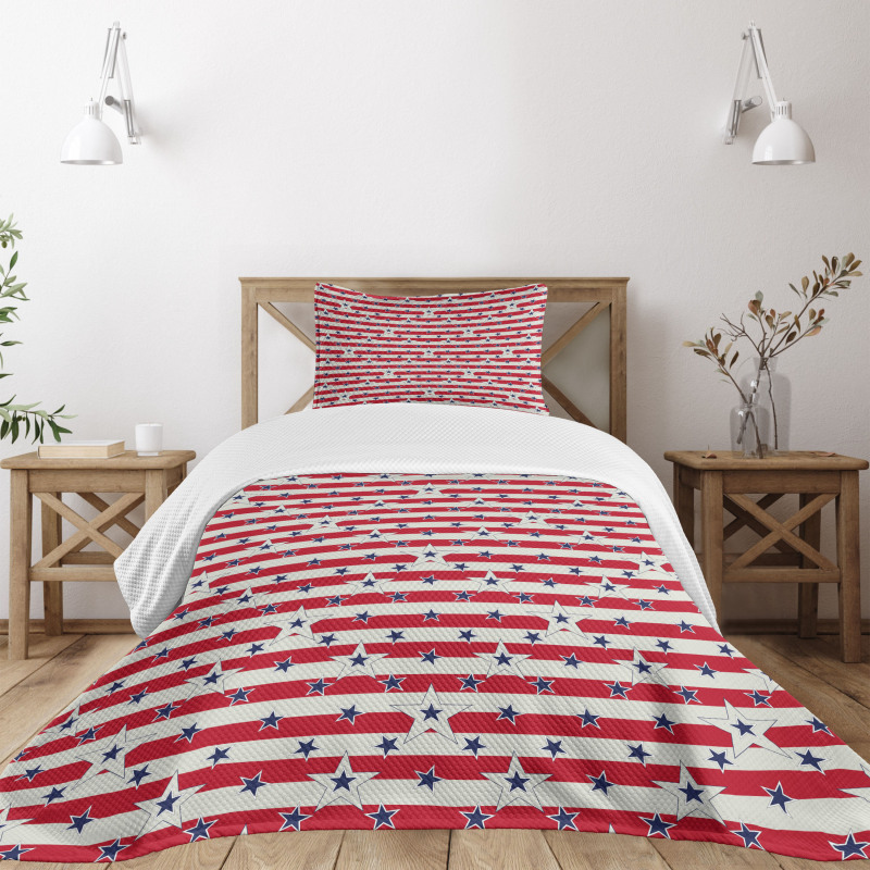 Love My Country America Bedspread Set