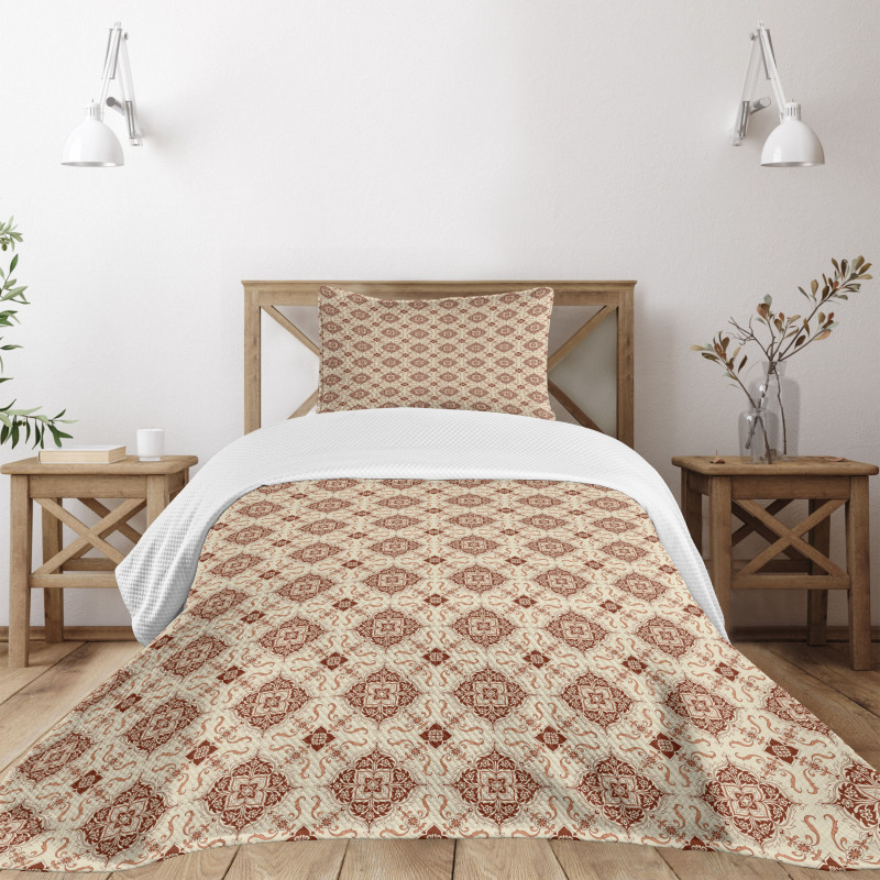 Oriental Flowers Bedspread Set