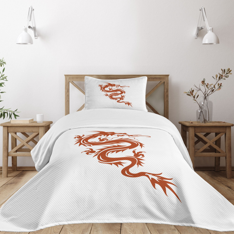 Fantasy Fiery Character Art Bedspread Set