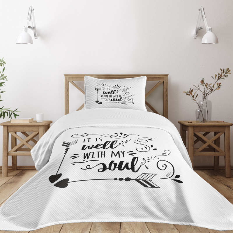 Doodle Art Bedspread Set