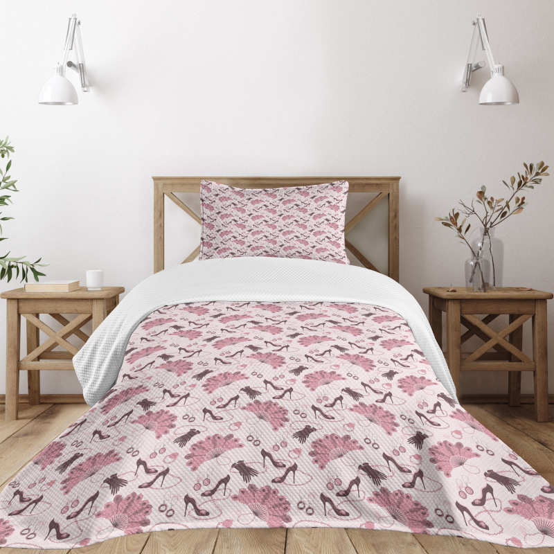 Retro Women Fashion Bedspread Set