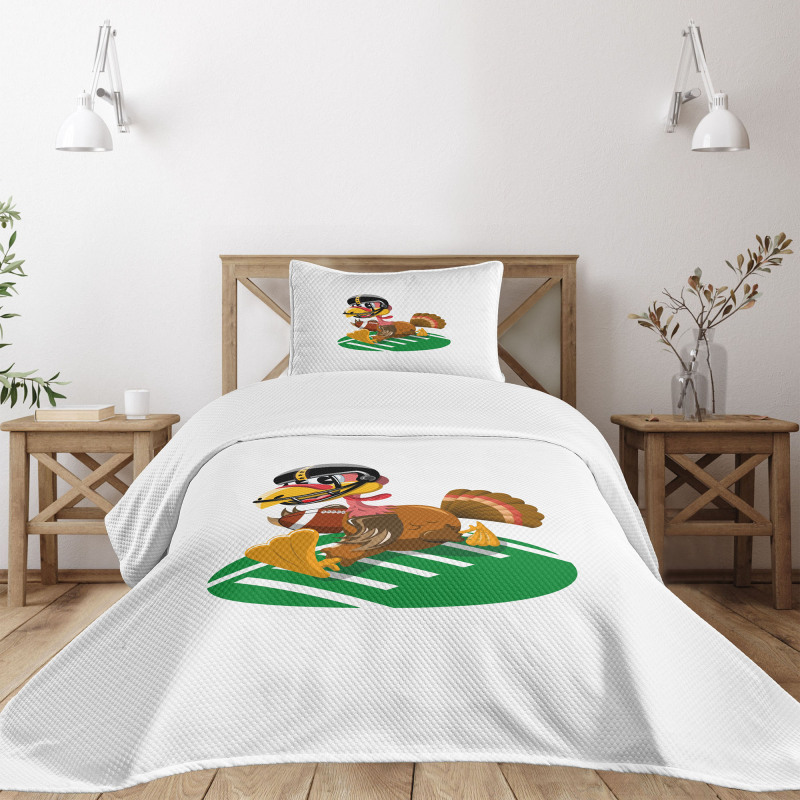 American Football Bird Bedspread Set