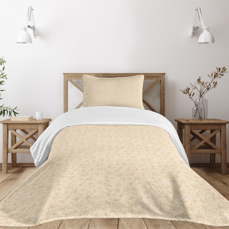 Abstract Floral Pattern Bedspread Set