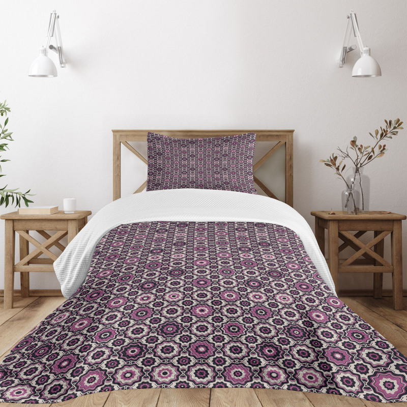 Flowering Nature Motifs Bedspread Set