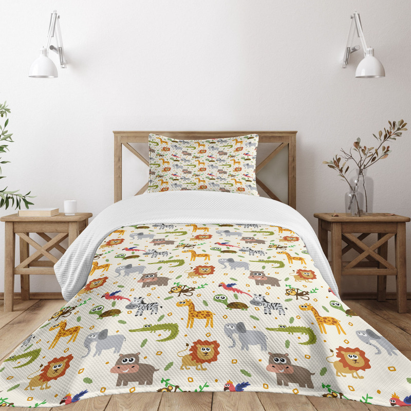 Childish Fauna Bedspread Set