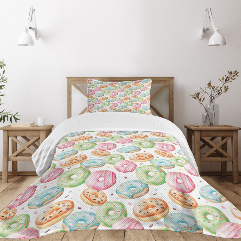 Delicious Donuts Bedspread Set