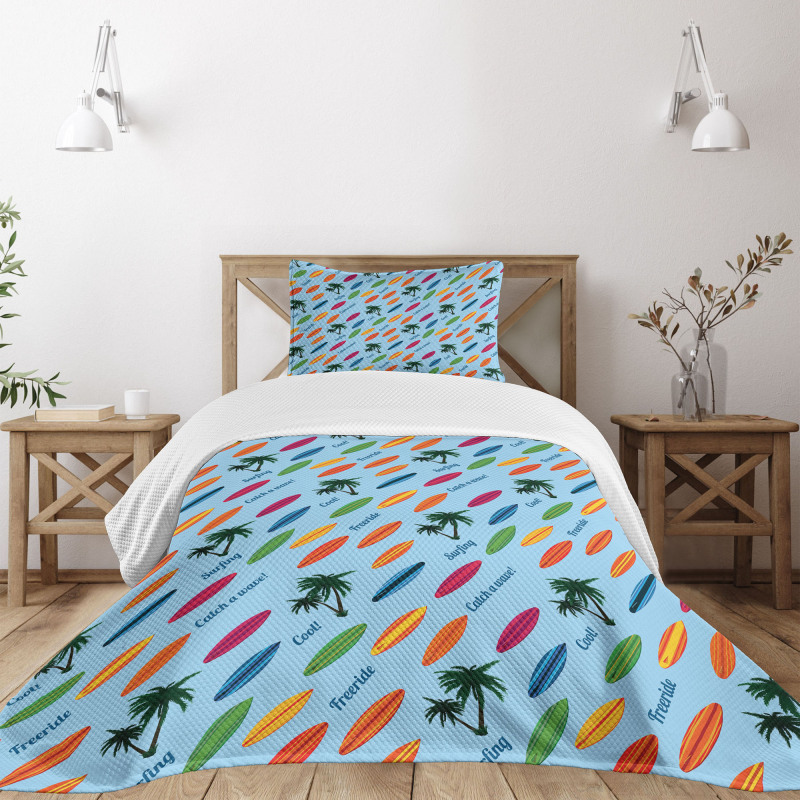 Exotic Hawaii Sports Bedspread Set