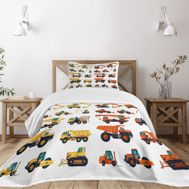 Careers Mechanics Bedspread Set