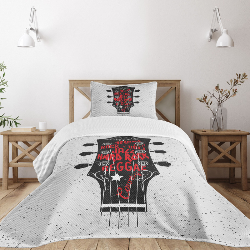 Blues Pop Hard Rock Bedspread Set