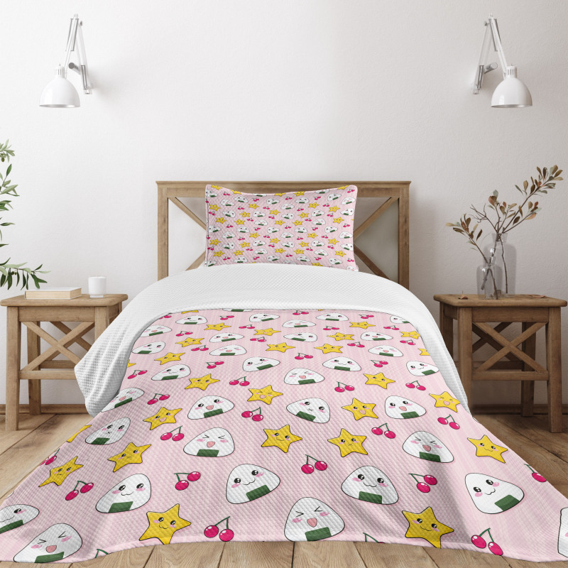 Japanese Food Bedspread Set