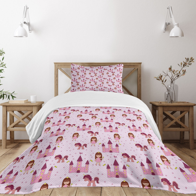 Princes with Castle Stars Bedspread Set