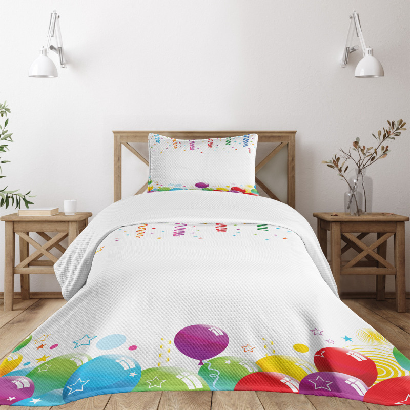 Balloons Bedspread Set