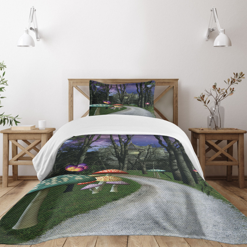 Enchanted Forest Castle Bedspread Set