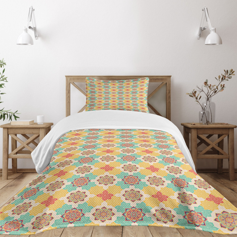 Boho Native Culture Bedspread Set