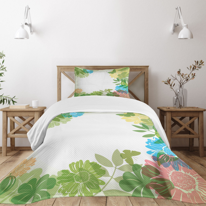 Nature Foliage Bedspread Set