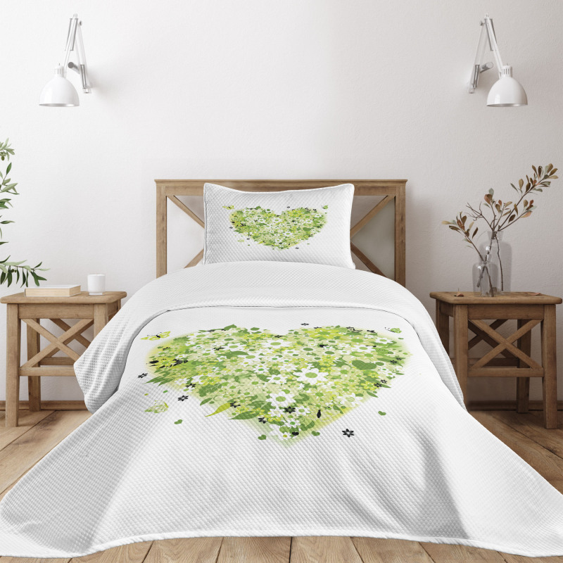 Valentines Day Bedspread Set