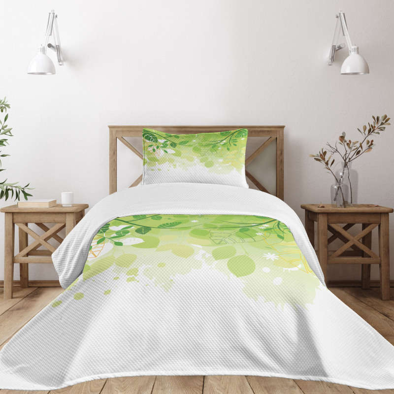 Leaves Fantasy Flora Bedspread Set