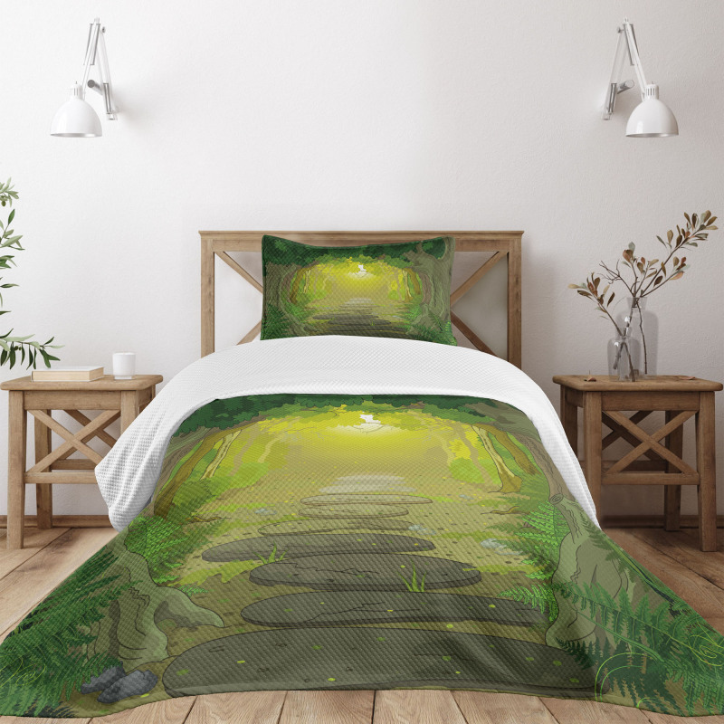 Pathway Trees Bedspread Set