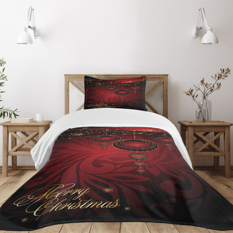 Yuletide Celebration Bedspread Set