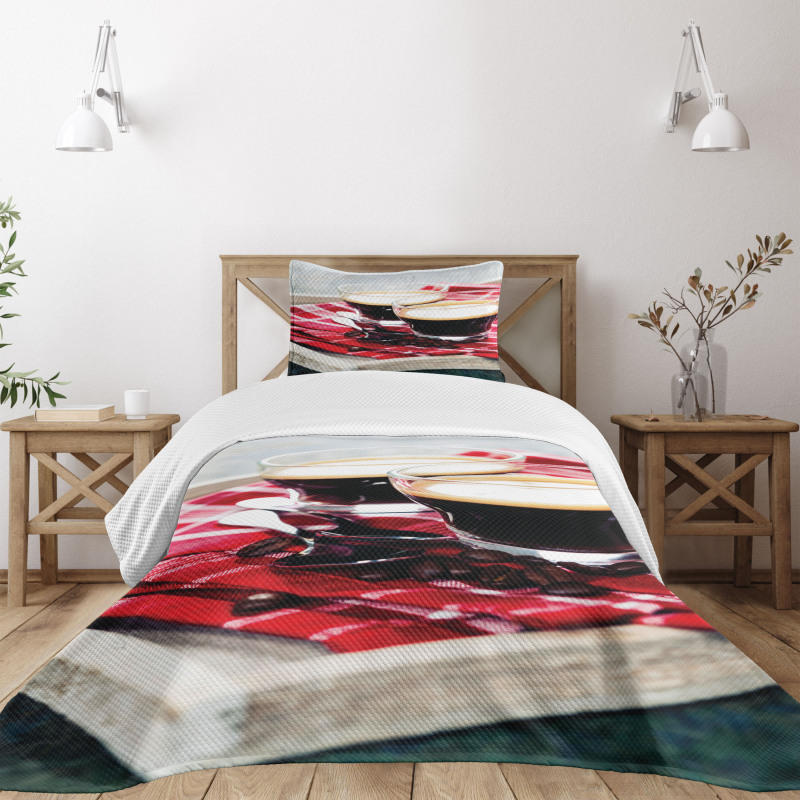 Freshly Brewed Espresso Bedspread Set