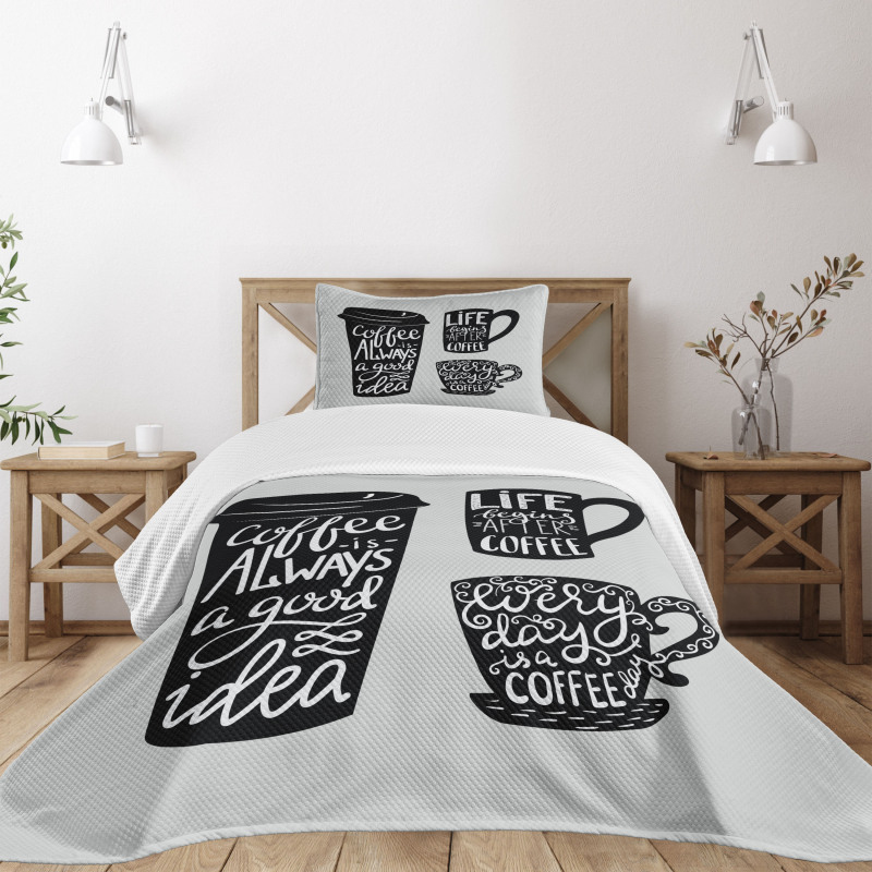 Container Silhouette Bedspread Set