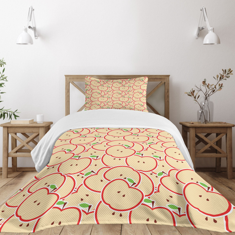 Organic Eating Cartoon Bedspread Set