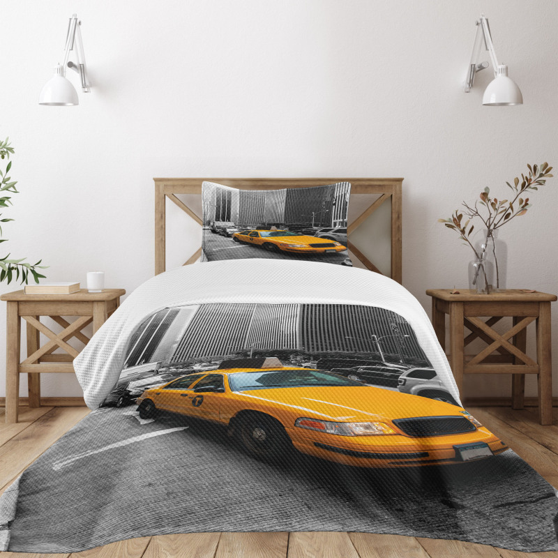 New York Manhattan Road Bedspread Set