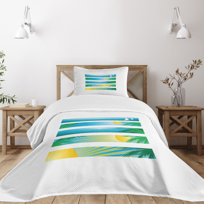 Banner Stripes Exotic Bedspread Set