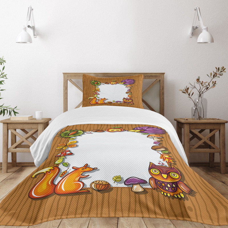 Rustic Animal Fun Bedspread Set