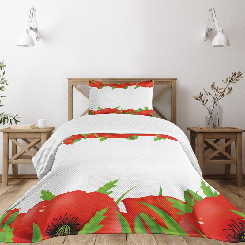 Perennial Bedding Plants Bedspread Set