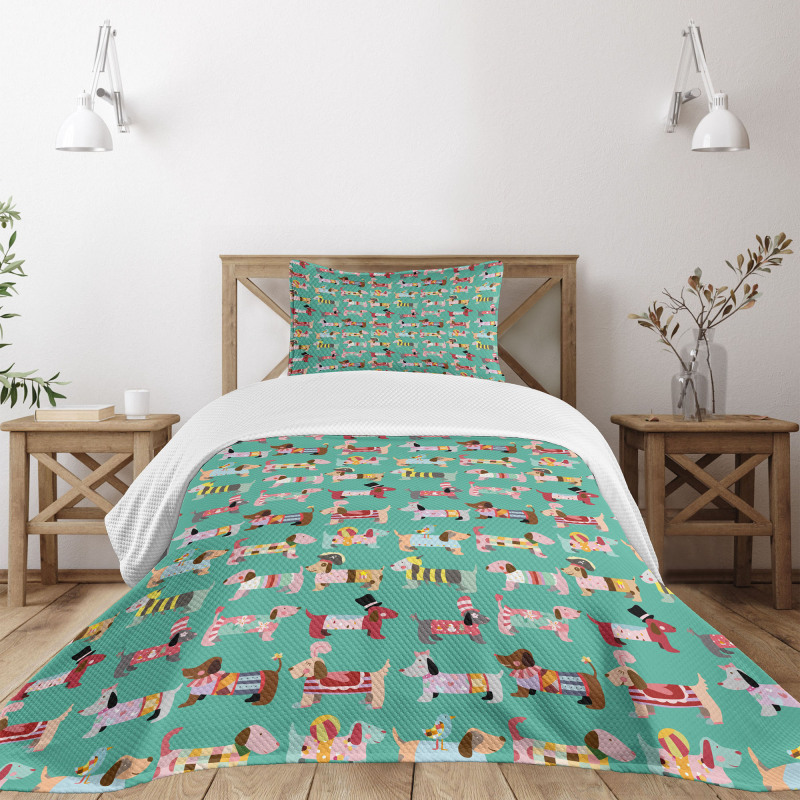 Abstract Dress Bedspread Set