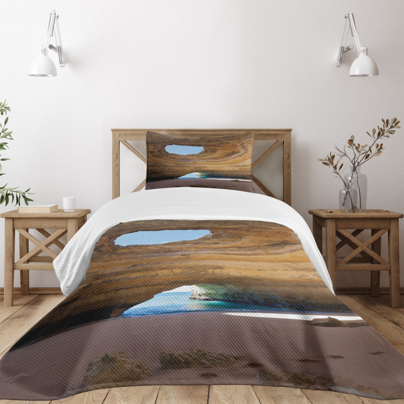 Sea Cave Benagil Portugal Bedspread Set