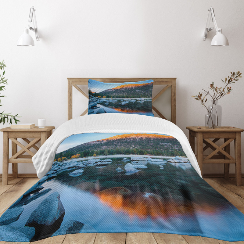 Rocks in the Lake Bedspread Set