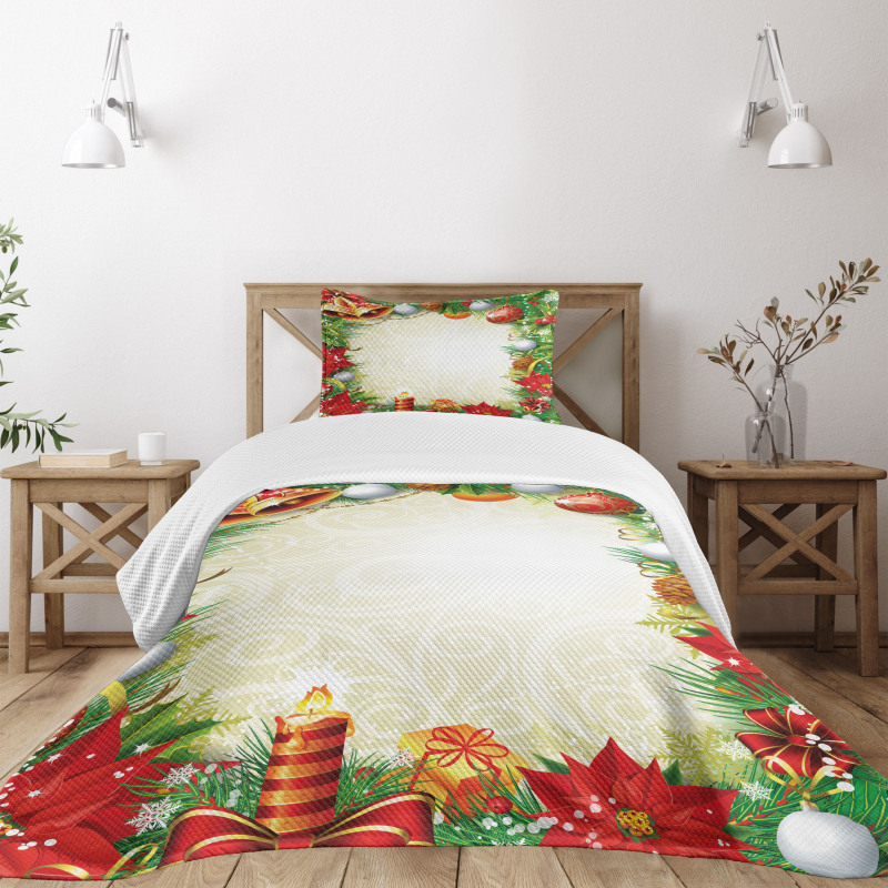 Abstract Christmas Tree Bedspread Set