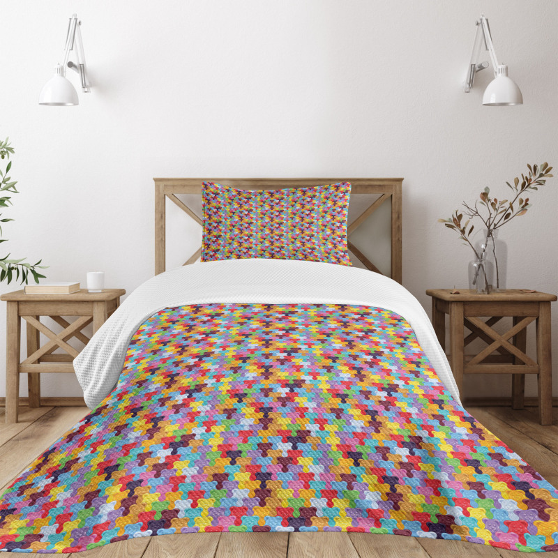 Gummy Bears Kids Tile Bedspread Set