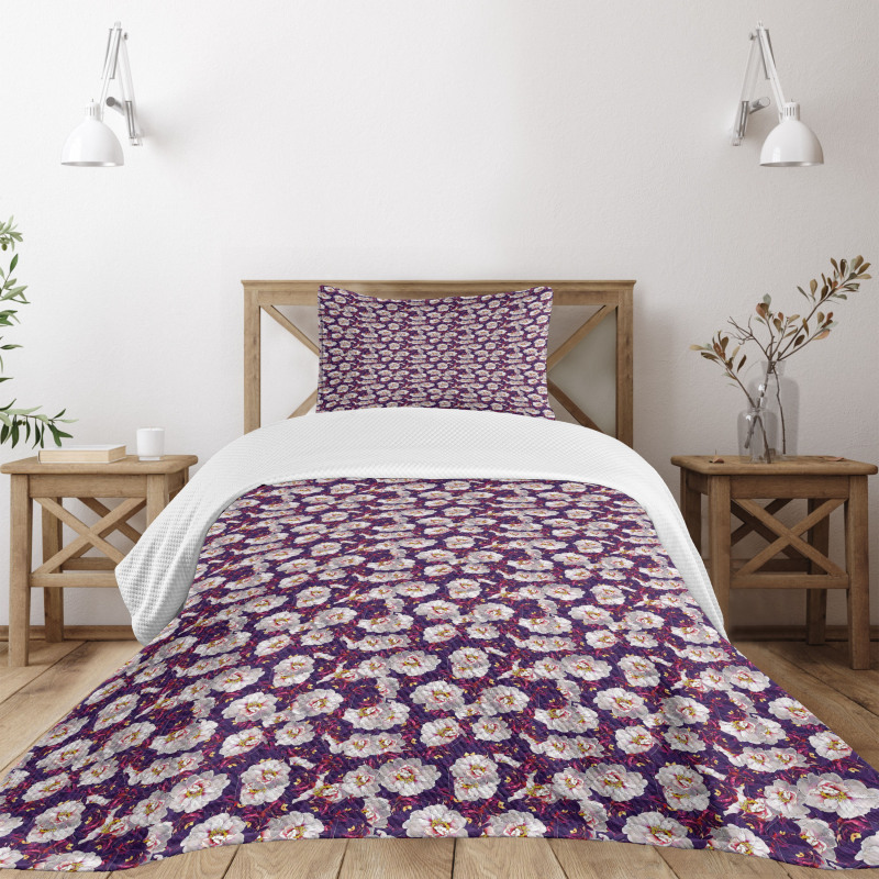 Romantic Spring Garden Bedspread Set