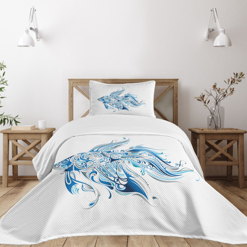 Abstract Betta Splenden Bedspread Set