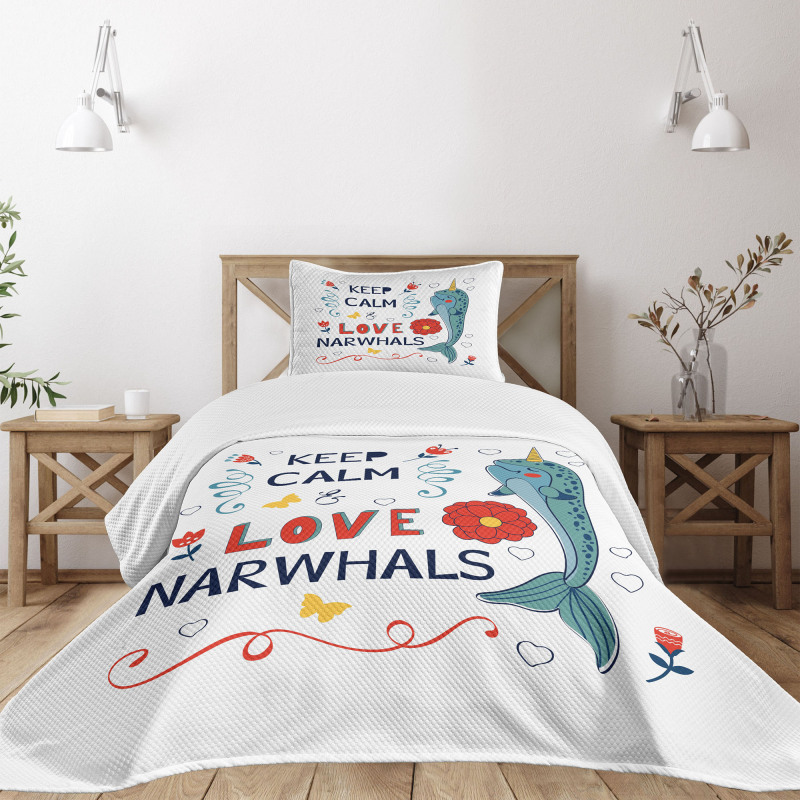 Pop Culture Phrase Bedspread Set