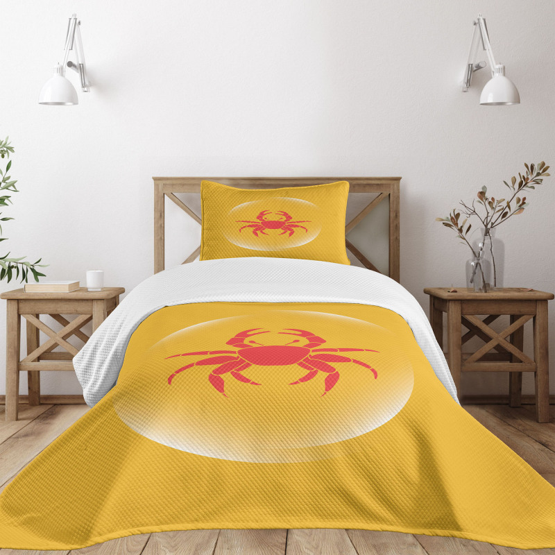 Bubble Seafood Bedspread Set