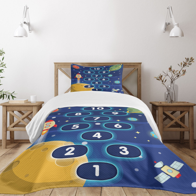 Hopscotch Game Bedspread Set